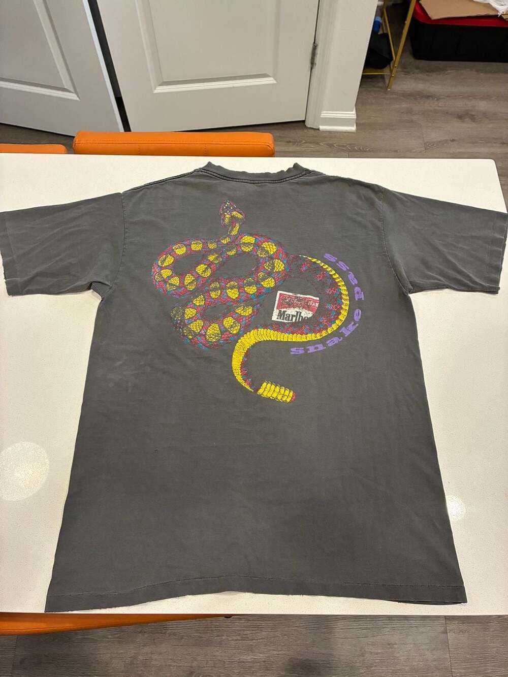 Vintage  Single Stitch Marlboro Adventure Team Snake Pass Pocket T-Shirt